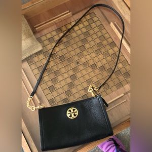 Tory Burch Black Leather Bag EUC Used Once